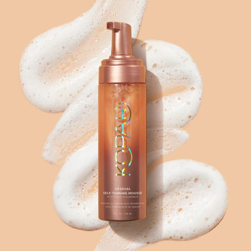 Gradual Self-Tanning Body Mousse with Hyaluronic Acid Bronze Moisturizer