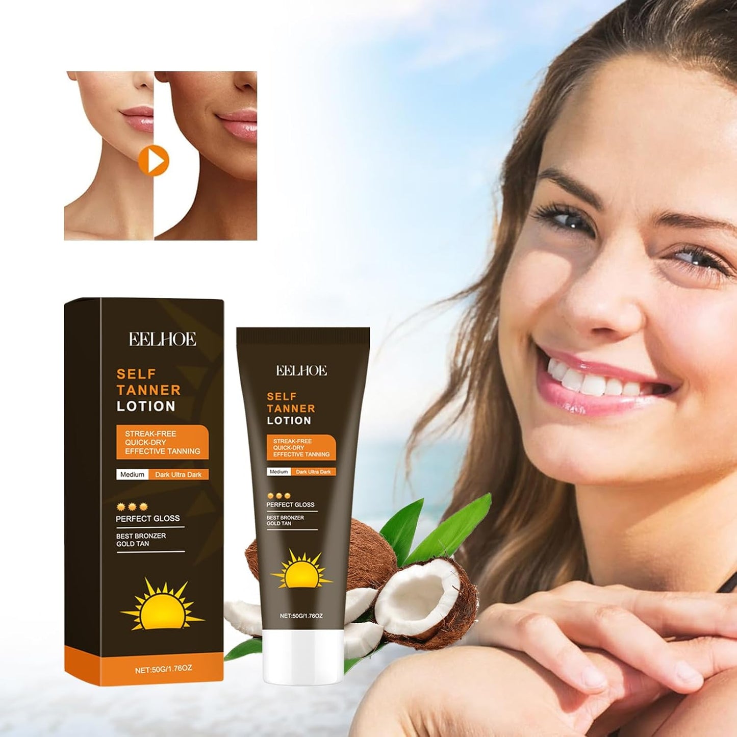 Tanning Nasal Cream, Self Tanning Nasal Cream,Sunless Tanning Mist,Summer Color Sunless Self Tanning Mist for All Skin Tones