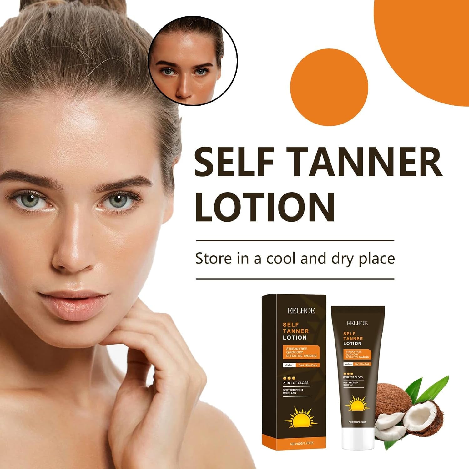 Tanning Nasal Cream, Self Tanning Nasal Cream,Sunless Tanning Mist,Summer Color Sunless Self Tanning Mist for All Skin Tones